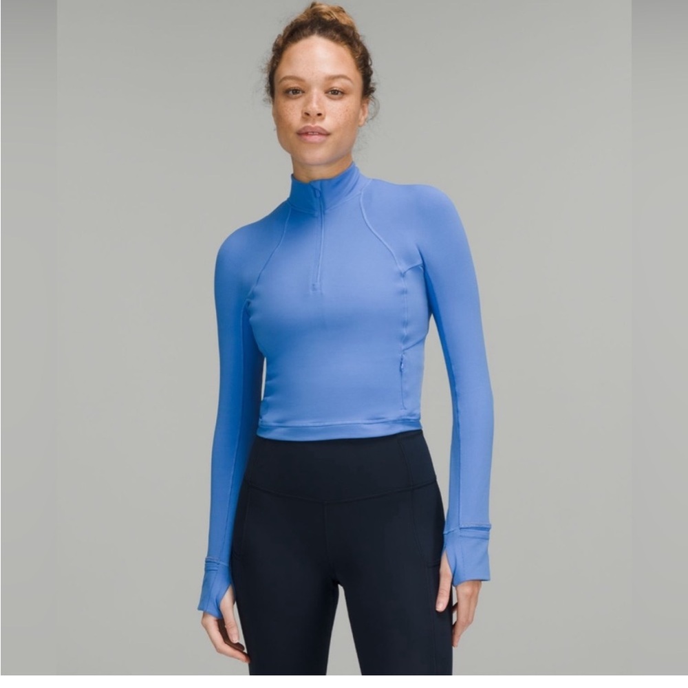 Lululemon - It’s Rulu Cropped Half Zip Running